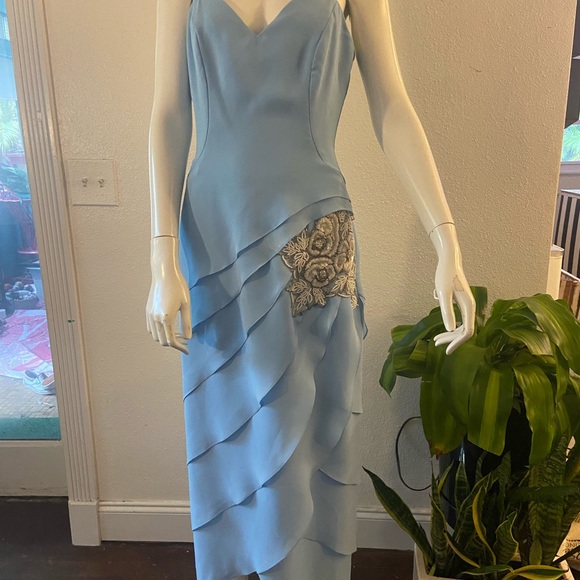 VINTAGE Prom formal 80s dress! FOOTLOOSE! - Picture 2 of 10